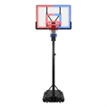 Portable Basketball Hoop Built for Night Games, LED Lighting, Height Adjustable 4.76-10ft, Outdoor Play