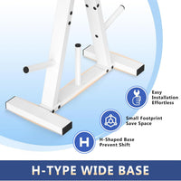 Weight Plate Rack, Weight Tree, Home Gym Storage Stand, Holds 300 Lbs