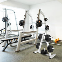 Weight Plate Rack, Weight Tree, Home Gym Storage Stand, Holds 300 Lbs