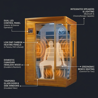 Andora 2-Person Low EMF FAR Infrared Sauna, Canadian Hemlock — How It Works