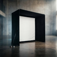 Simbox Golf Simulator Enclosure - 7 Sizes Available — Studio Shot