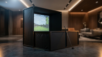 Simbox Golf Simulator Enclosure - 7 Sizes Available — Lifestyle