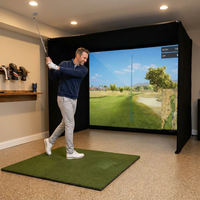 Simbox Golf Simulator Enclosure - 7 Sizes Available — Lifestyle