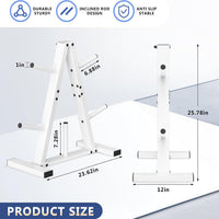 Weight Plate Rack, Weight Tree, Home Gym Storage Stand, Holds 300 Lbs