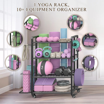 4-Tier Dumbbell Rack Stand Only and 3 Tier Weight Rack for Home Gym Storage